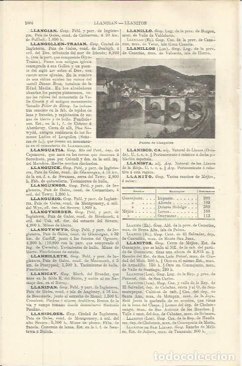 Otros art&iacute;culos de coleccionismo en papel: LAMINA ESPASA 36356: Puente de Llangollen, Inglaterra - Varios
