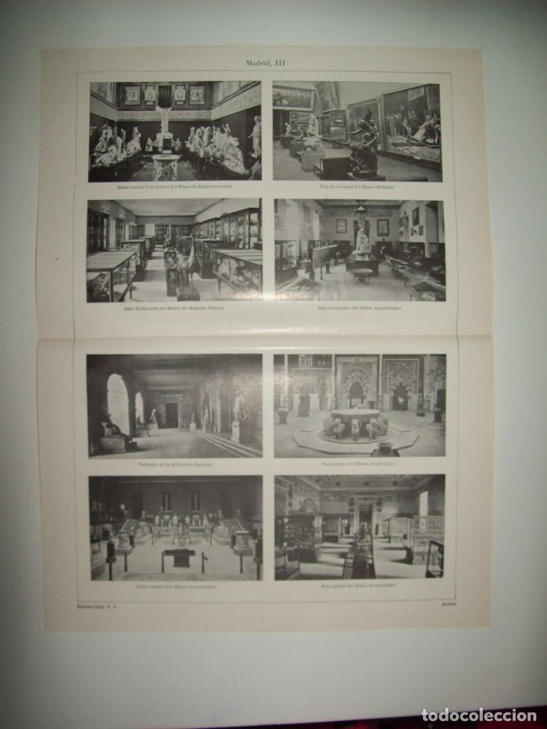 Otros art&iacute;culos de coleccionismo en papel: LAMINA ESPASA 36460: Interiores del Museo Arqueologico, Biblioteca Nacional y Museo de Reproduccione
