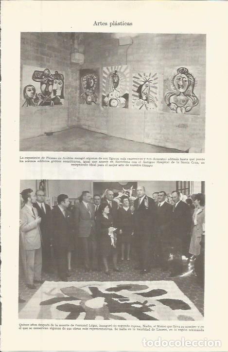 Otros Art&iacute;culos de Coleccionismo en Papel: LAMINA ESPASA 36493: Exposicion de Picasso en Avi&ntilde;on, Francia - Varios