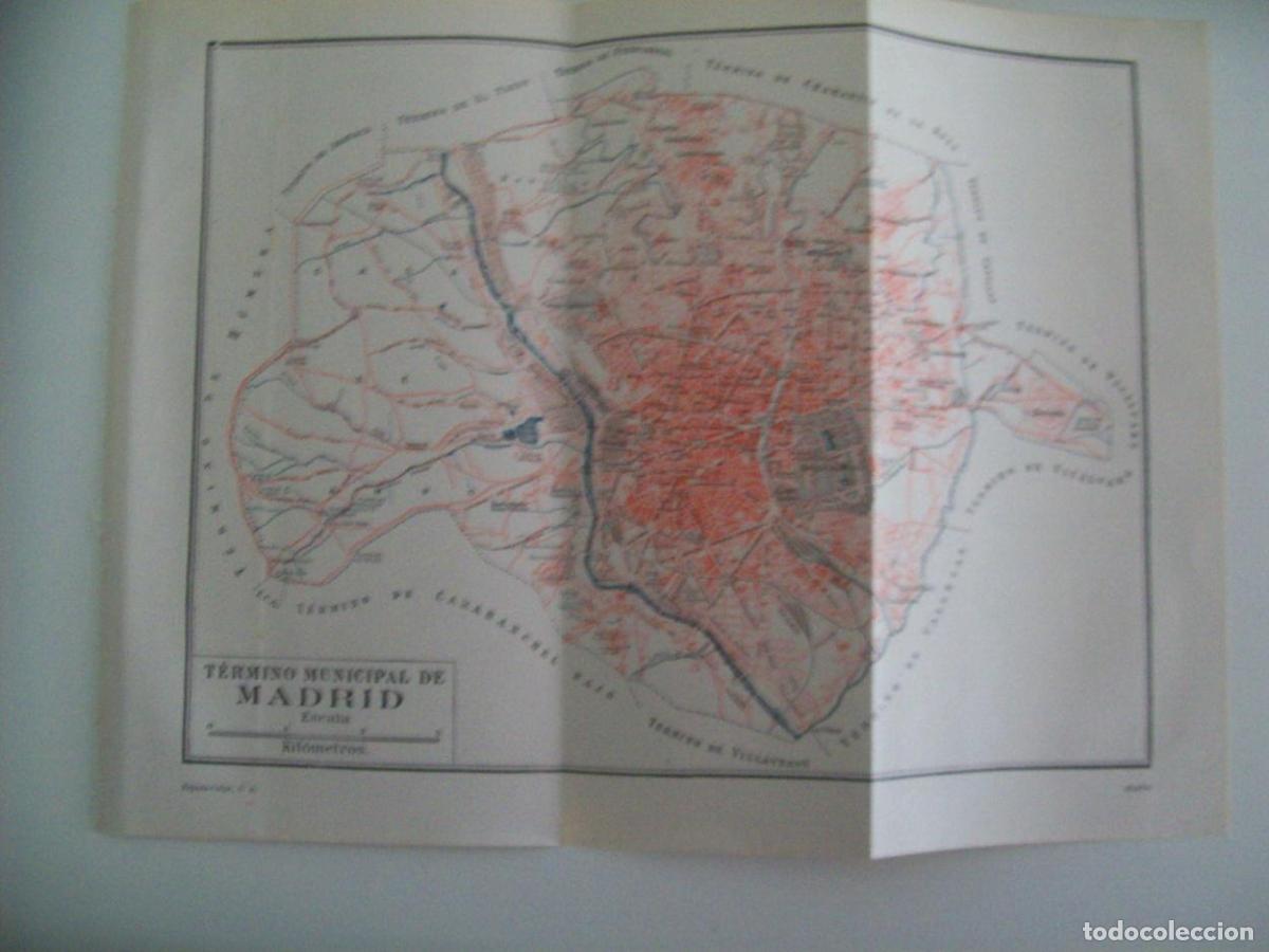 Otros art&iacute;culos de coleccionismo en papel: LAMINA ESPASA 36430: Mapa del termino municipal de Madrid - Varios