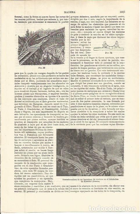 Otros art&iacute;culos de coleccionismo en papel: LAMINA ESPASA 36413: Lanzadero de madera en Bosnia - Varios
