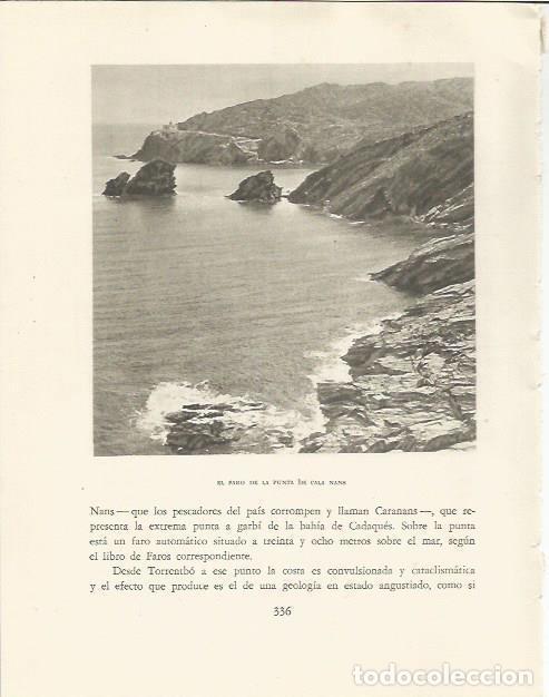 Otros art&iacute;culos de coleccionismo en papel: LAMINA 25241: Faro de la Cala Nans - Josep Pla