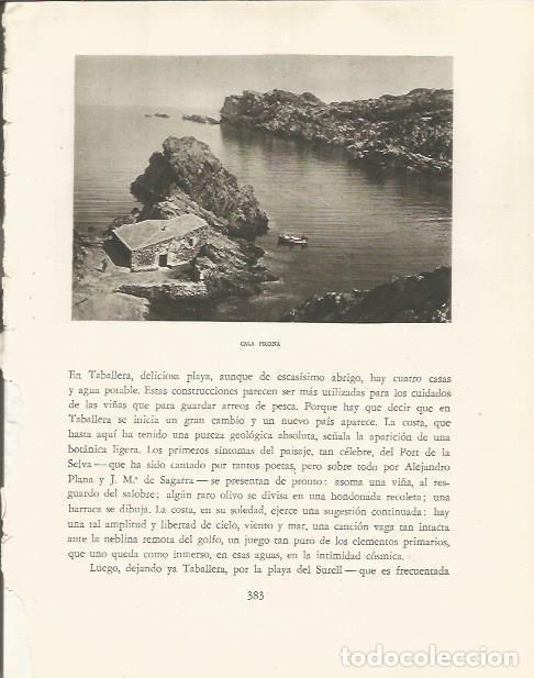 Otros art&iacute;culos de coleccionismo en papel: LAMINA 25251: Cala Prona - Josep Pla