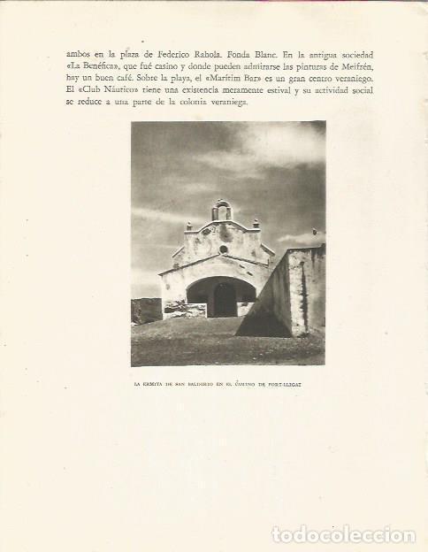 Otros art&iacute;culos de coleccionismo en papel: LAMINA 25221: Ermita de Sant Baldiri en Cadaques - Josep Pla
