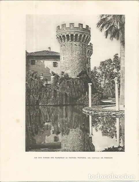 Otros art&iacute;culos de coleccionismo en papel: LAMINA 25263: Torres del Castillo de Perelada - Josep Pla