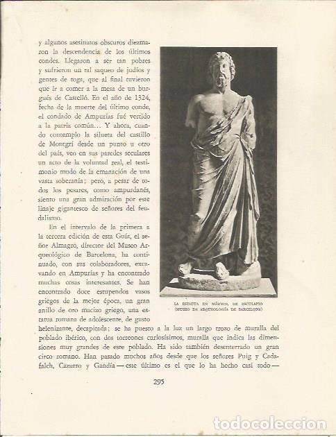 Otros art&iacute;culos de coleccionismo en papel: LAMINA 25211: Estatua de Esculapio - Josep Pla