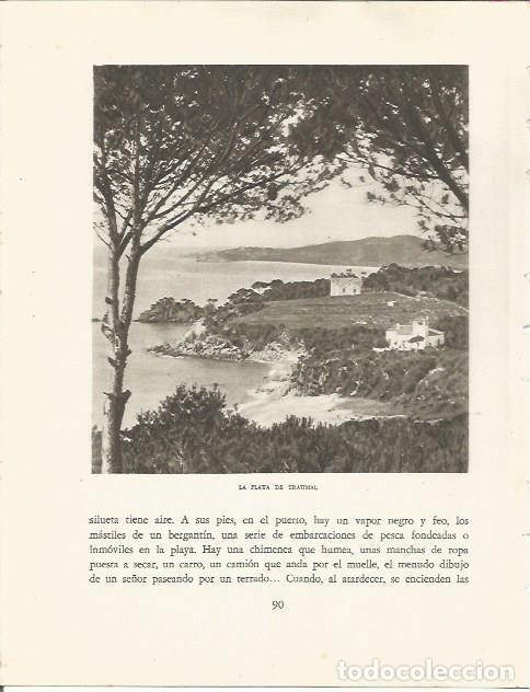 Otros art&iacute;culos de coleccionismo en papel: LAMINA 25123: Playa de Traumal - Josep Pla