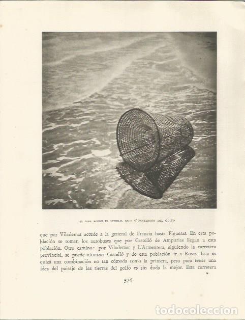 Otros art&iacute;culos de coleccionismo en papel: LAMINA 25235: El mar en la playa de Roses, Girona - Josep Pla