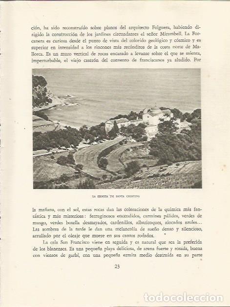 Otros art&iacute;culos de coleccionismo en papel: LAMINA 25094: La ermita de Santa Cristina en Blanes - Josep Pla