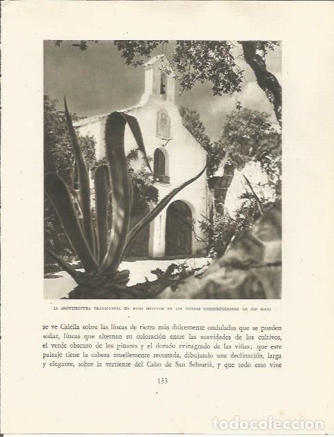 Otros art&iacute;culos de coleccionismo en papel: LAMINA 25140: Iglesia de Cap Roig en Palafrugell - Josep Pla