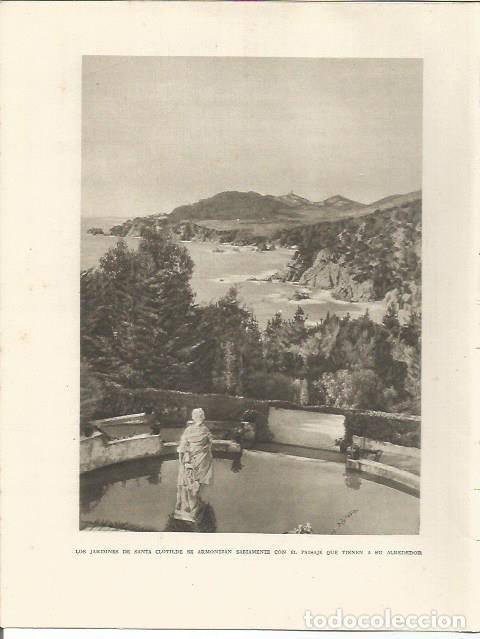Otros art&iacute;culos de coleccionismo en papel: LAMINA 25096: Jardines de Santa Clotilde - Josep Pla