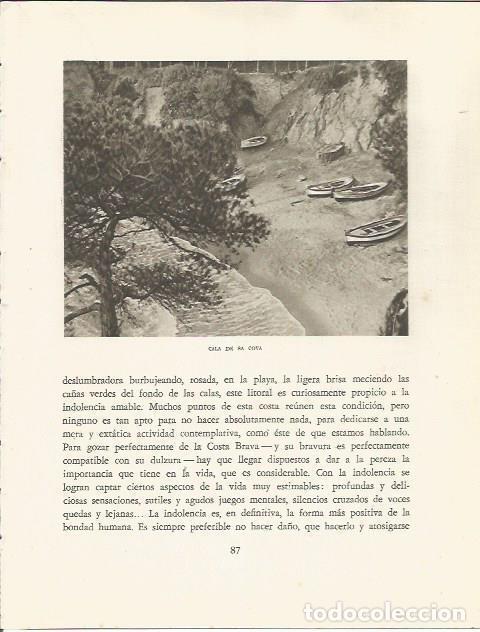 Otros art&iacute;culos de coleccionismo en papel: LAMINA 25122: Cala de Sa Cova - Josep Pla
