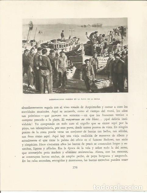Otros art&iacute;culos de coleccionismo en papel: LAMINA 25201: Pescadores en L'Escala - Josep Pla