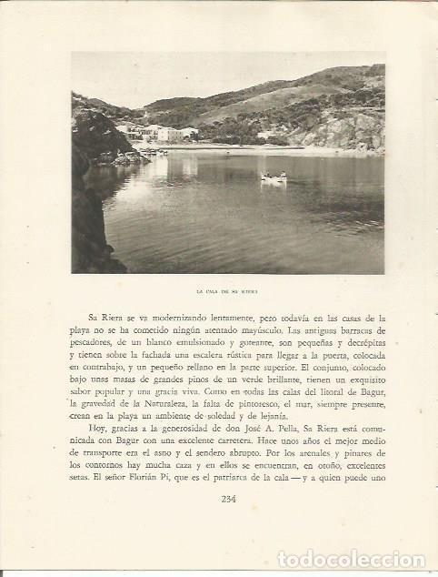 Otros art&iacute;culos de coleccionismo en papel: LAMINA 25183: Cala de Sa Riera, Begur - Josep Pla
