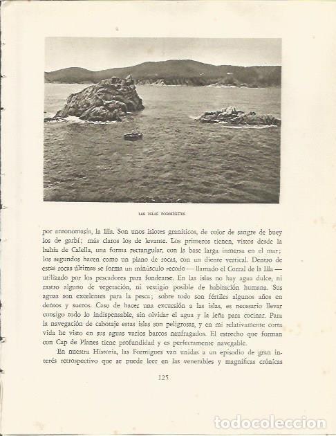Otros art&iacute;culos de coleccionismo en papel: LAMINA 25137: Islas Formigues - Josep Pla