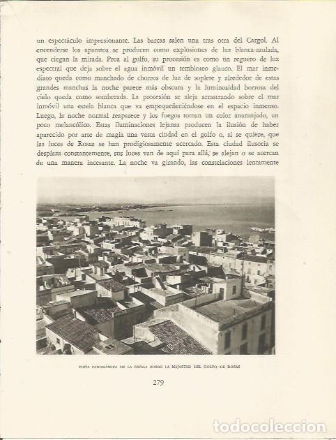 Otros art&iacute;culos de coleccionismo en papel: LAMINA 25203: Vista de L'Escala - Josep Pla