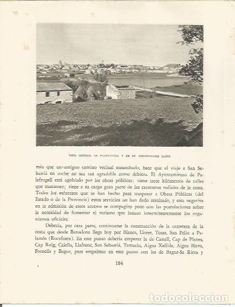Otros art&iacute;culos de coleccionismo en papel: LAMINA 25163: Vista general de Palafrugell - Josep Pla