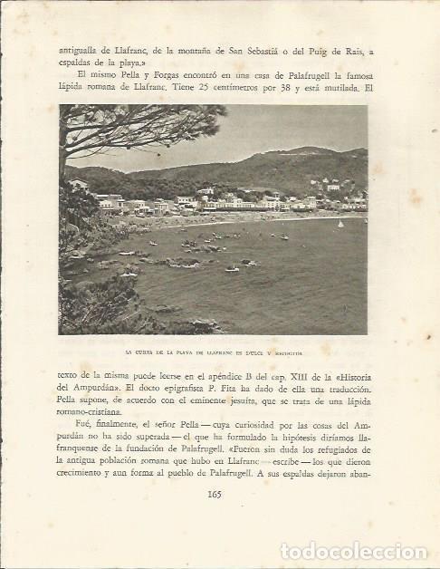 Otros art&iacute;culos de coleccionismo en papel: LAMINA 25154: Playa de Llafranc - Josep Pla