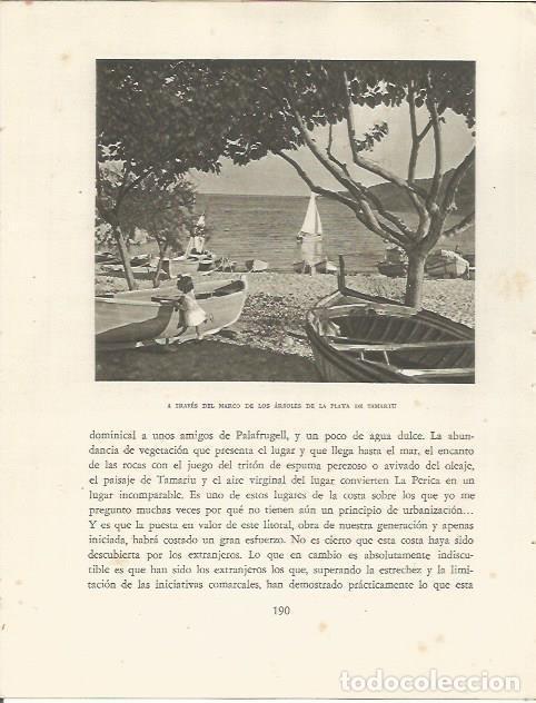 Otros art&iacute;culos de coleccionismo en papel: LAMINA 25166: Playa de Tamariu - Josep Pla
