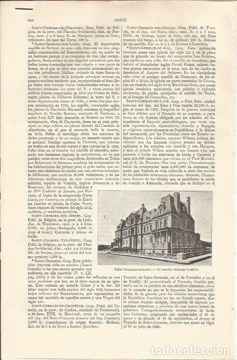 Otros art&iacute;culos de coleccionismo en papel: LAMINA ESPASA 37049: Castillo Maisons Laffite en Saint Germain en Laye, Francia - Varios