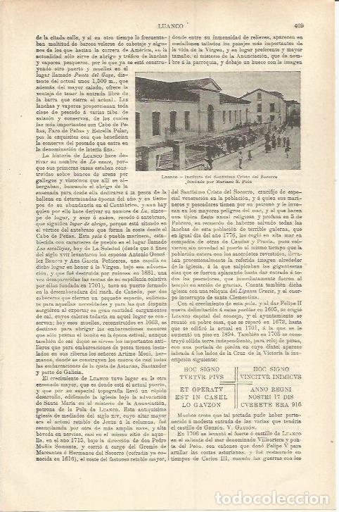 Otros art&iacute;culos de coleccionismo en papel: LAMINA ESPASA 37214: Instittuto del Santisimo Cristo del Socorro en Luanco, Asturias - Varios