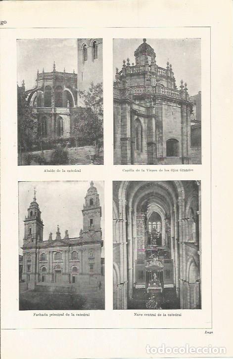 Otros art&iacute;culos de coleccionismo en papel: LAMINA ESPASA 37257: Catedral de Lugo - Varios