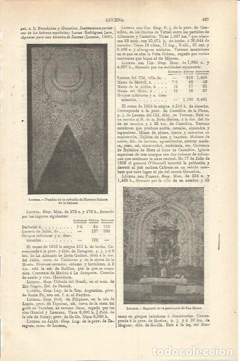 Otros art&iacute;culos de coleccionismo en papel: LAMINA ESPASA 37231: Pendon de la Cofradia de Nuestra Se&ntilde;ora de la Cabeza de Lucena - Varios