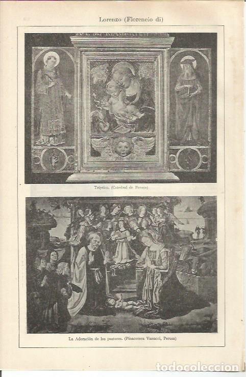 Otros art&iacute;culos de coleccionismo en papel: LAMINA ESPASA 37165: Triptico de la Catedral de Perusa - Varios