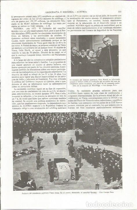 Otros art&iacute;culos de coleccionismo en papel: LAMINA ESPASA 36817: Entierro del presidente de Austria Frank Jonas - Varios