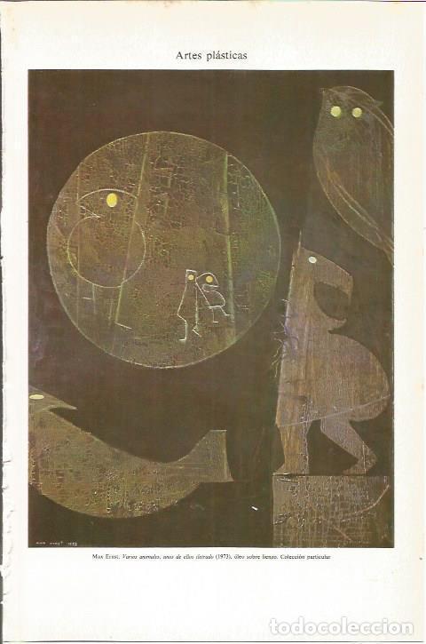 Otros art&iacute;culos de coleccionismo en papel: LAMINA ESPASA 36767: Varios animales, por Max Ernst - Varios