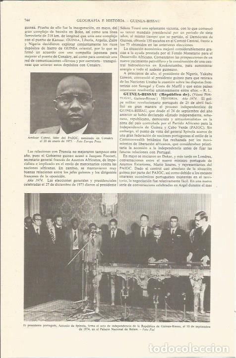 Otros art&iacute;culos de coleccionismo en papel: LAMINA ESPASA 36864: Firma del acta de Independencia de Angola - Varios