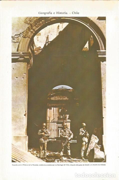 Otros art&iacute;culos de coleccionismo en papel: LAMINA ESPASA 36857: Guardia ante el Palacio de la Moneda en Santiago de Chile - Varios