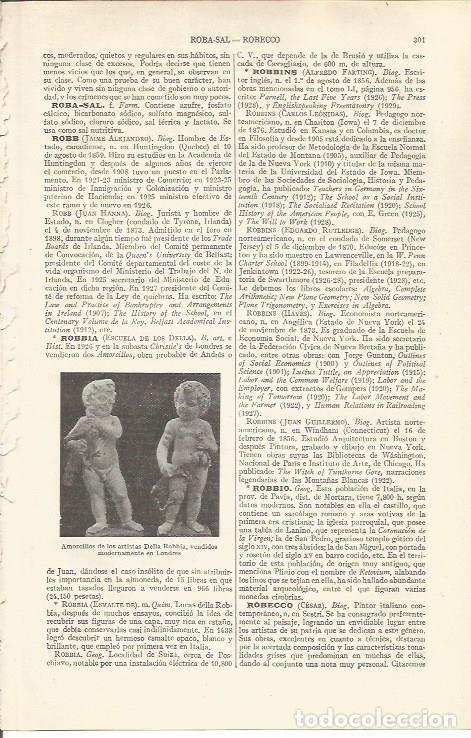 Otros art&iacute;culos de coleccionismo en papel: LAMINA ESPASA 36965: Amorcillos de Della Robbia - Varios