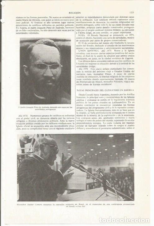 Otros art&iacute;culos de coleccionismo en papel: LAMINA ESPASA 36936: El padre Pinto de Andrade y Monse&ntilde;os Reider - Varios