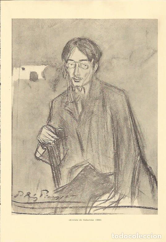 Otros Art&iacute;culos de Coleccionismo en Papel: LAMINA 25625: Retrato de Sabartes, por Picasso - Varios