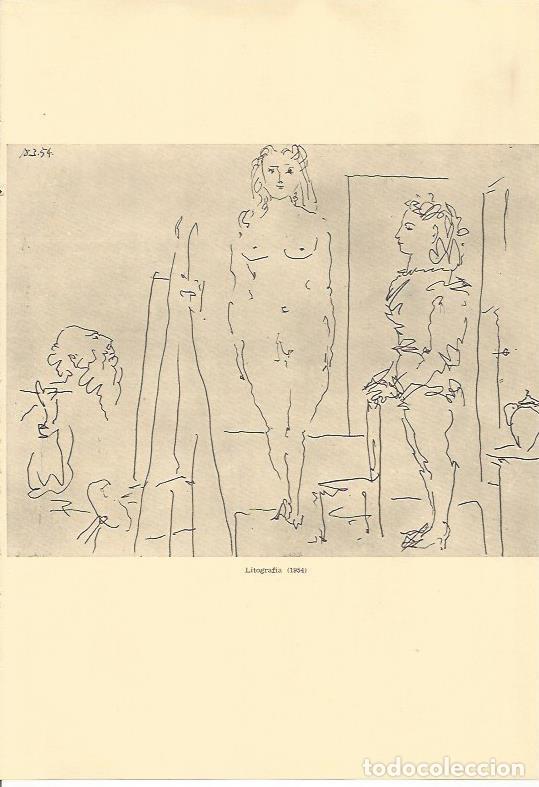 Otros Art&iacute;culos de Coleccionismo en Papel: LAMINA 25630: Litografia del 1954, por Picasso - Varios