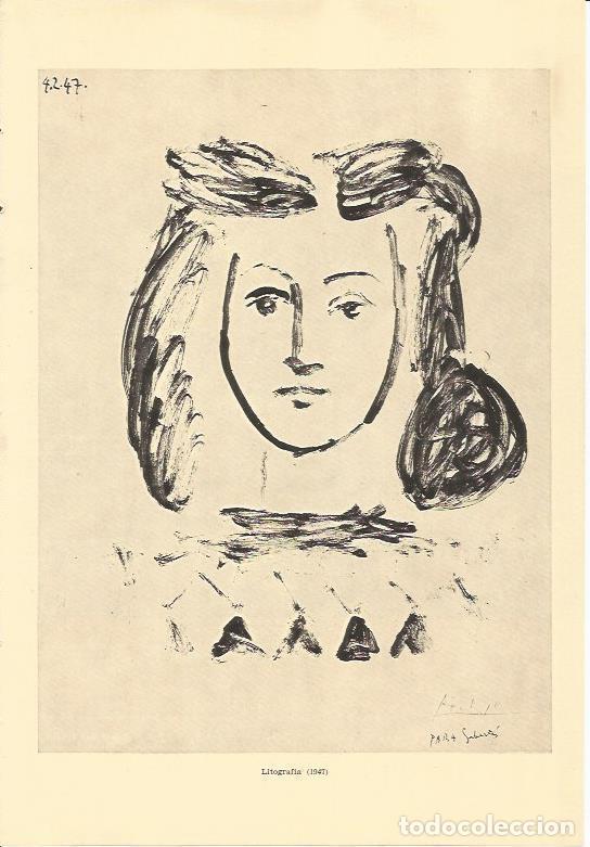 Otros Art&iacute;culos de Coleccionismo en Papel: LAMINA 25628: Litografia del 1947, por Picasso - Varios