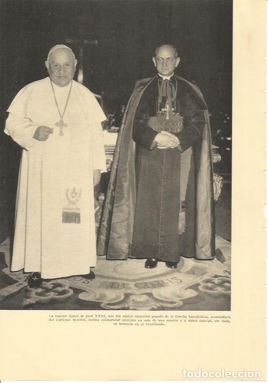 Otros art&iacute;culos de coleccionismo en papel: LAMINA 25590: Juan XXIII y el Cardenal Montini - Varios
