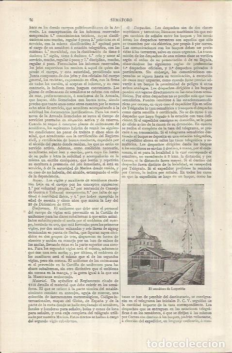 Otros art&iacute;culos de coleccionismo en papel: LAMINA ESPASA 37100: El semaforo de Lequeitio - Varios