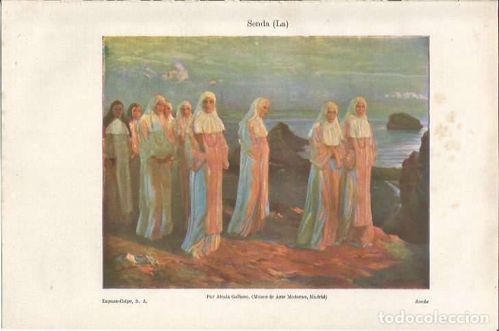 Otros art&iacute;culos de coleccionismo en papel: LAMINA ESPASA 37121: La Senda, por Alcala Galiano - Varios