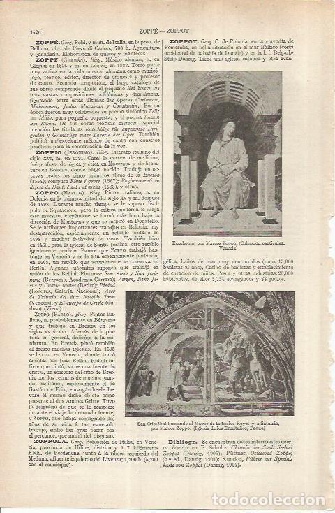 Otros art&iacute;culos de coleccionismo en papel: LAMINA ESPASA 37036: Eccehomo, por Zoppo - Varios