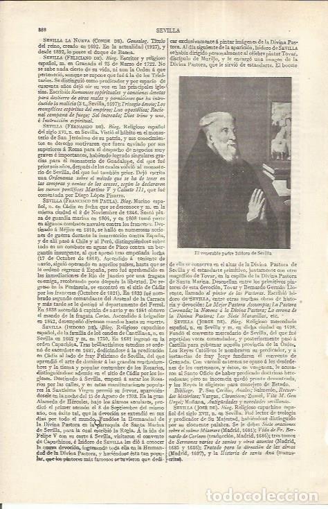 Otros art&iacute;culos de coleccionismo en papel: LAMINA ESPASA 37259: Isidoro de Sevilla - Varios