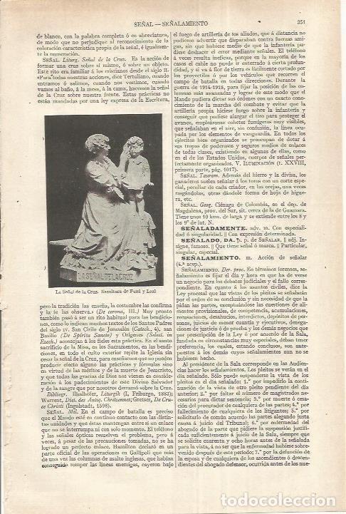 Otros art&iacute;culos de coleccionismo en papel: LAMINA ESPASA 37146: La se&ntilde;al de la cruz, por Fuxa - Varios