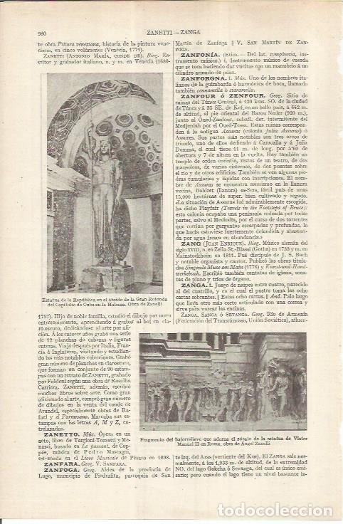 Otros art&iacute;culos de coleccionismo en papel: LAMINA ESPASA 36964: Estatua de la Republica en La Habana, Cuba - Varios