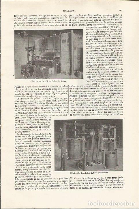 Otros art&iacute;culos de coleccionismo en papel: LAMINA ESPASA 37498: Horno y batidor para fabricar galletas - Varios
