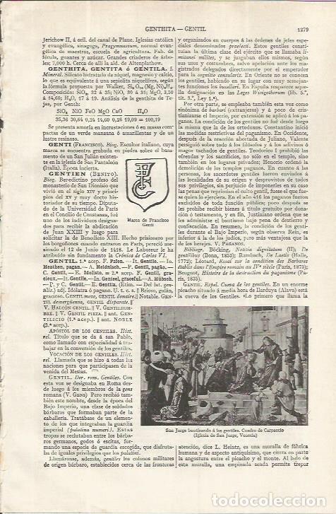 Otros art&iacute;culos de coleccionismo en papel: LAMINA ESPASA 37624: San Jorge bautizando a los gentiles, por Carpaccio - Varios