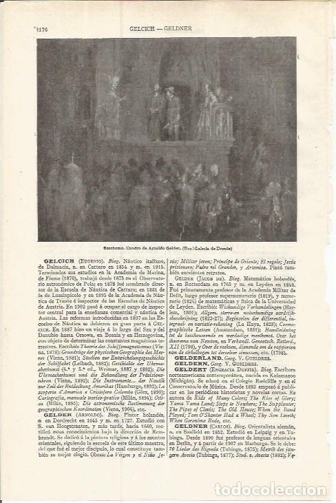 Otros art&iacute;culos de coleccionismo en papel: LAMINA ESPASA 37604: Eccehomo, por Arnoldo Geldner - Varios