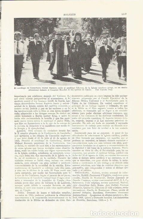 Otros art&iacute;culos de coleccionismo en papel: LAMINA ESPASA 37362: Desfile del Congreso Mundial de las Iglesias - Varios