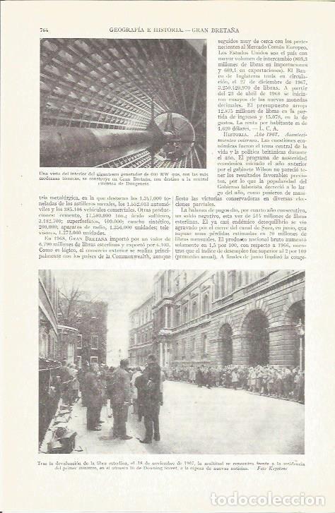Otros art&iacute;culos de coleccionismo en papel: LAMINA ESPASA 37290: Concentracion en Londres en 1967 - Varios