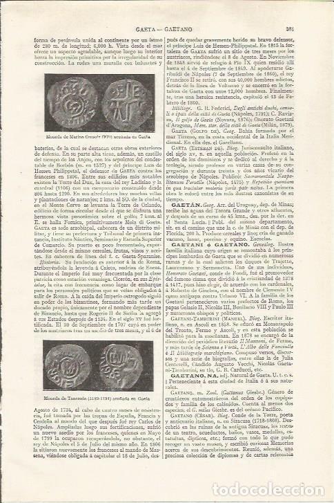 Otros Art&iacute;culos de Coleccionismo en Papel: LAMINA ESPASA 37450: Monedas de Marino Console - Varios